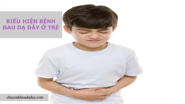 Đau bụng là biểu hiện phổ biến khi trẻ bị đau dạ dày