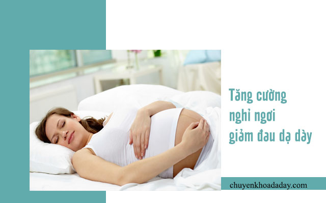 điều trị đau dạ dày khi mang thai