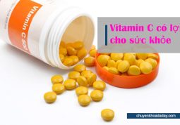 Sử dụng vitamin C có tác dụng tốt cho sức khỏe