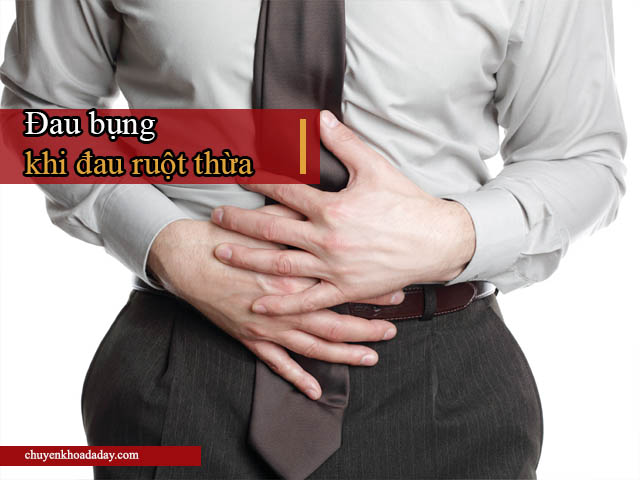 triệu chứng đau ruột thừa