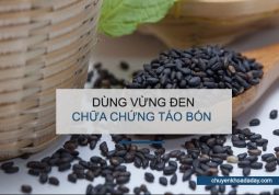 Bài thuốc từ vừng đen chữa chứng táo bón hiệu quả