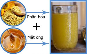 Kết hợp phấn hoa và mật ong chữa đau dạ dày