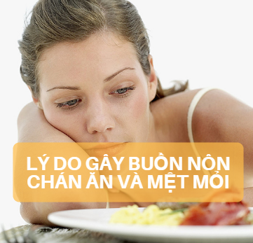 Buồn nôn chán ăn và mệt mỏi