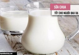 Dùng sữa chua tốt cho người bị đau dạ dày