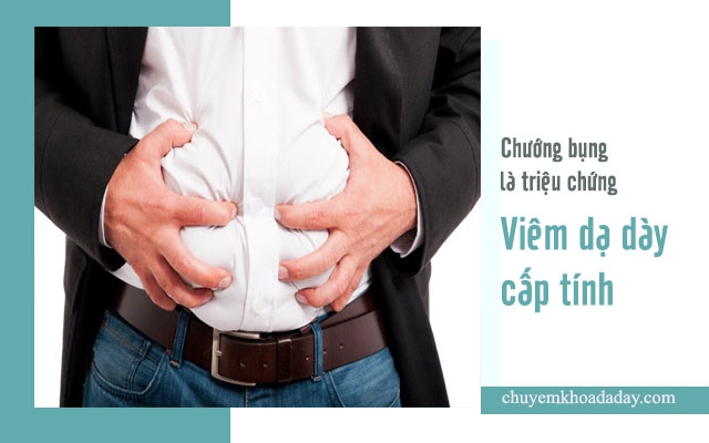 dấu hiệu viêm dạ dày cấp tính