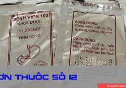 Đơn thuốc số 12 - Bệnh viện Quân y 103