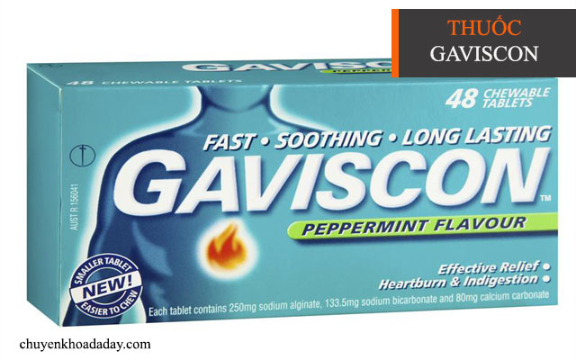 Thông tin về thuốc Gviscon chữa đau dạ dày
