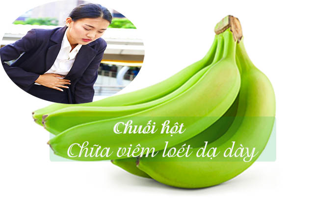 Chữa viêm loét dạ dày bằng chuối hột