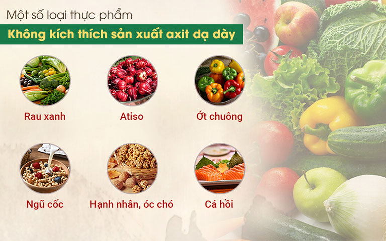 Các loại thực phẩm lành mạnh còn giúp giảm viêm trong thực quản và dạ dày