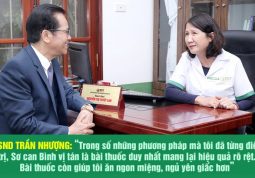 NSND Trần Nhượng và lời khen dành cho bài thuốc chữa dạ dày tại Trung tâm Thuốc dân tộc