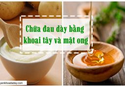 Dùng khoai tây và mật ong chữa đau dạ dày