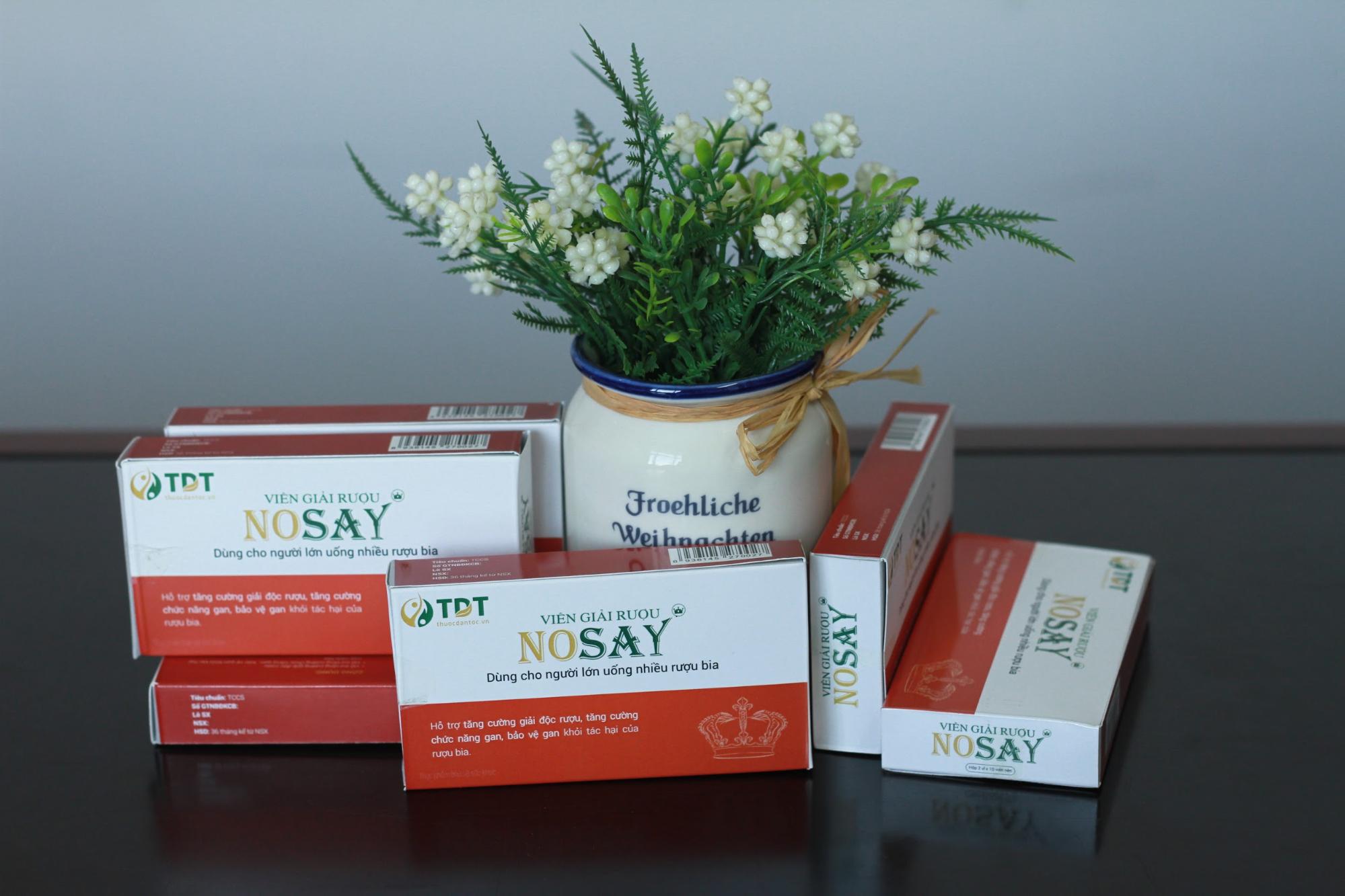 Viên giải rượu NoSay có tác dụng an toàn