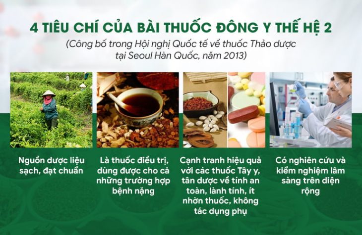 Sơ can Bình vị tán thế hệ 2 đáp ứng đủ 4 tiêu chí