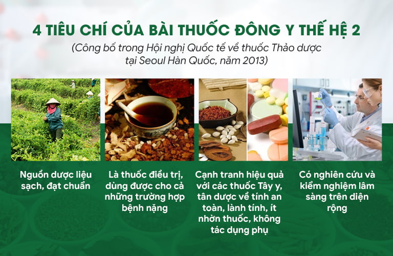 Sơ can Bình vị tán thế hệ 2 đáp ứng đủ 4 tiêu chí