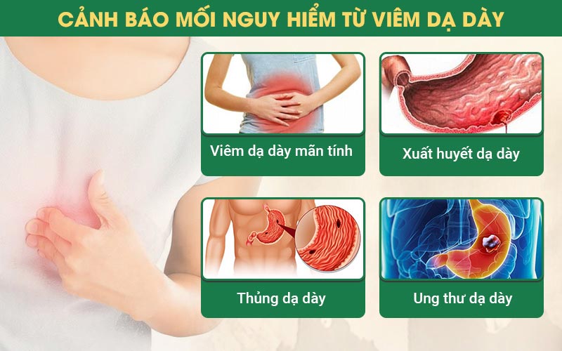 Đau dạ dày có thể mang đến nhiều biến chứng nguy hiểm không thể xem thườn