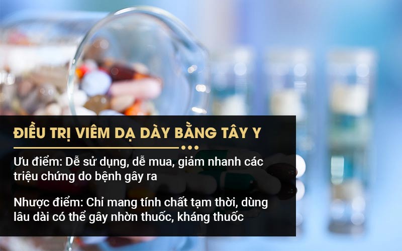 Người bệnh viêm dạ dày khi lựa chọn Tây y cần nắm rõ các ưu, nhược điểm