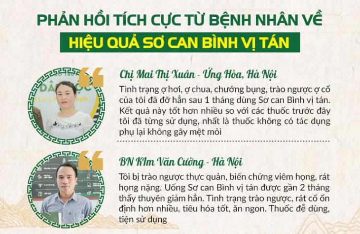 Bệnh nhân phản hồi tích cực về bài thuốc