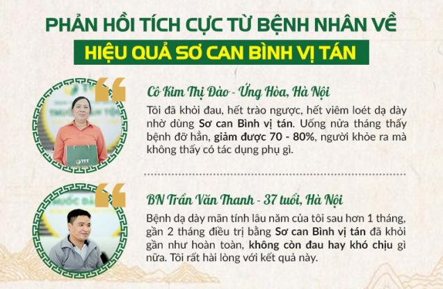 Bệnh nhân phản hồi tích cực về bài thuốc