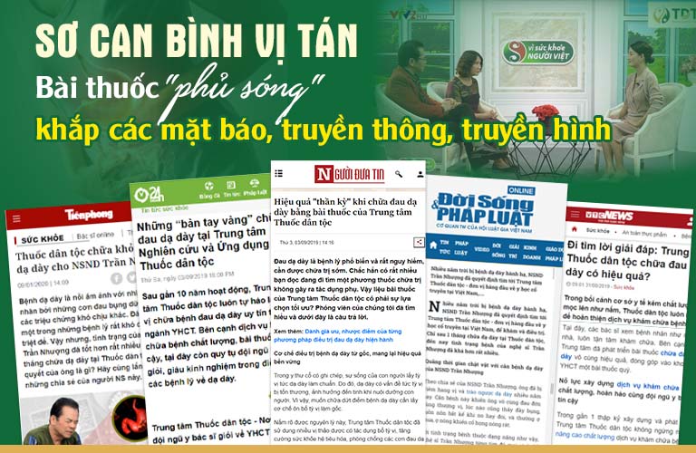 Báo chí đưa tin về SƠ CAN BÌNH VỊ TÁN