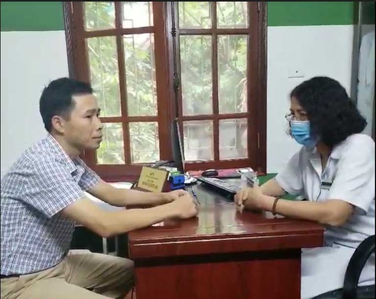 anh Nguyễn Văn Phán bị viêm xung huyết hang vị dạ dày lâu năm