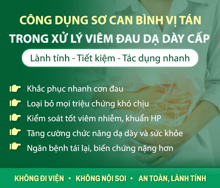 Công dụng bài thuốc Sơ can Bình vị tán